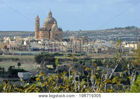 Church of Saint John the Baptist in Xewkija, Gozo, Malta