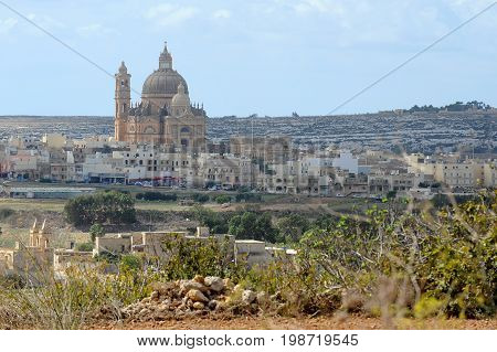 Church of Saint John the Baptist in Xewkija, Gozo, Malta