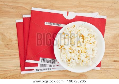 South Carolina USA Aug 2017. Illustrative editorial image of Netflix red mailing envelopes with popcorn. Netflix is very popular in the USA