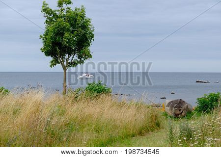 svaneke at the Island of Bornholm in denmark