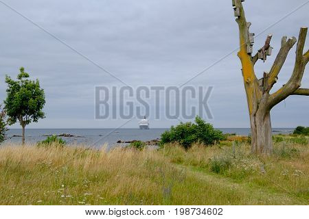 svaneke at the Island of Bornholm in denmark