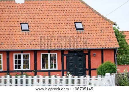 svaneke at the Island of Bornholm in denmark