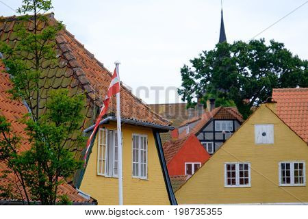 svaneke at the Island of Bornholm in denmark