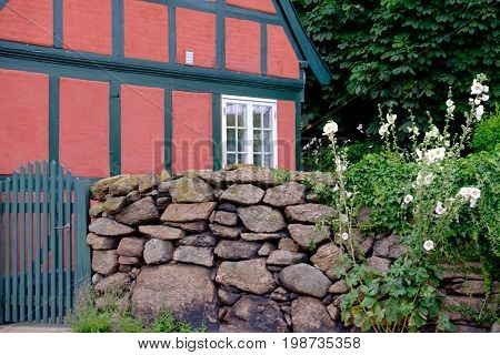 svaneke at the Island of Bornholm in denmark