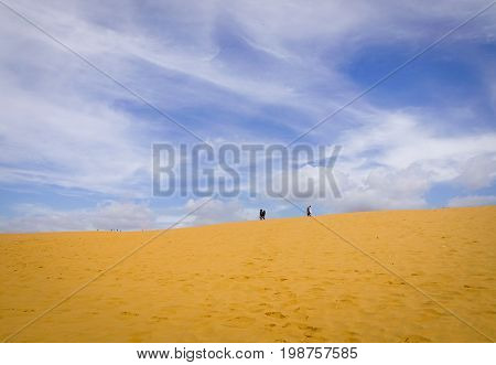 Sand Dunes In Mui Ne Township, Vietnam