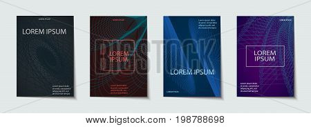 Backgrounds With Cool, Minimal Design. Applicable For Covers, Placards, Posters, Flyers And Banner.