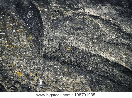 abstract background or texture detail cleaved old stone