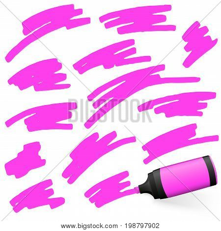 Colored Highlighter With Markings