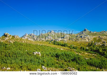 Natural Park of Xures in Galicia Spain. Next to the Portuguese border