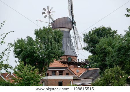 the german village of ditzum in east frisia