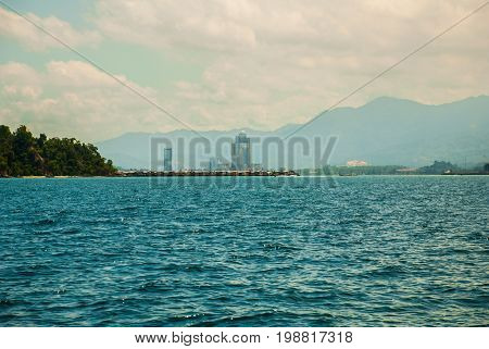 The View From The Boat. Kota Kinabalu, Sabah, Malaysia.