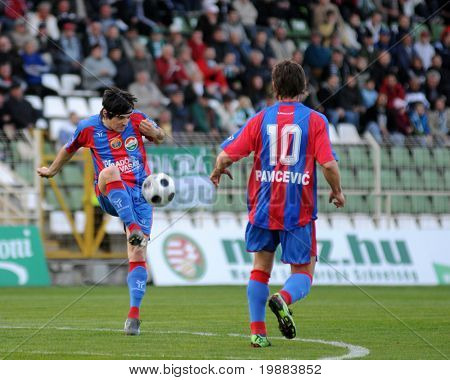 KAPOSVAR ฮังการี - 10 เมษายน: Vasas ไม่เล่นใน Championshi ประเทศฮังการี