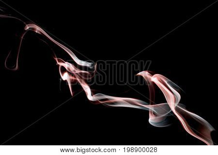 Smoke background / Smoke is a collection of airborne solid and liquid particulates and gases emitted when a material undergoes combustion or pyrolysis