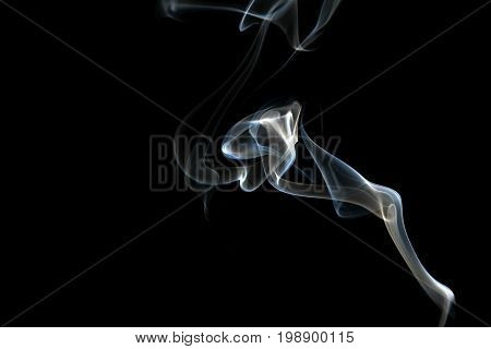 Smoke background / Smoke is a collection of airborne solid and liquid particulates and gases emitted when a material undergoes combustion or pyrolysis