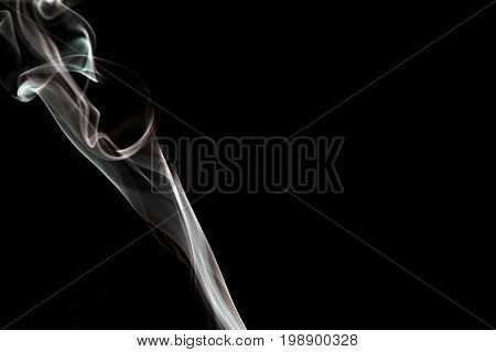 Smoke background / Smoke is a collection of airborne solid and liquid particulates and gases emitted when a material undergoes combustion or pyrolysis
