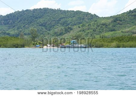 Lanta Ferry Boat Between Krabi And Lanta Island, Krabi.