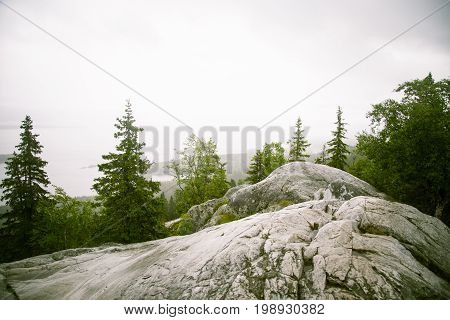 A Beautiful Panorama Of Lake And Forest From Koli National Park Peaks