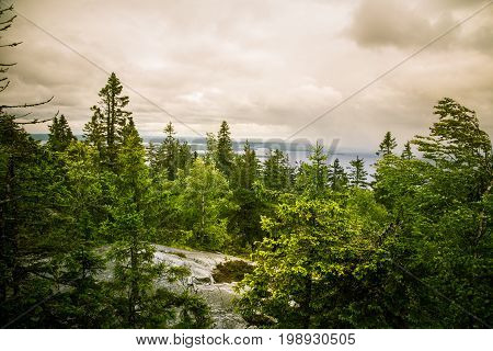 A Beautiful Panorama Of Lake And Forest From Koli National Park Peaks