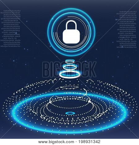 HUD. Hi-tech basic. UI hud infographic interface screen monitor radar set web elements