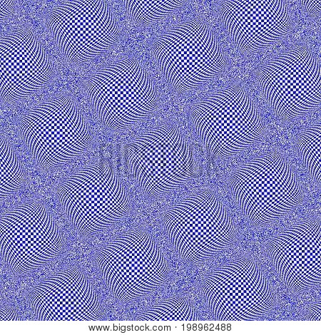Blue seamless pattern. Illustration design. Geometric square pattern. 