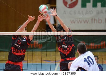KAPOSVAR, Macaristan - 6 Mart: Engeller Balazs Bagics (C) Macar ulusal şampiyonluk Top 