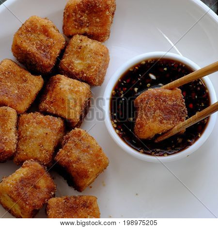 Vegetarian Food, Fried Tofu