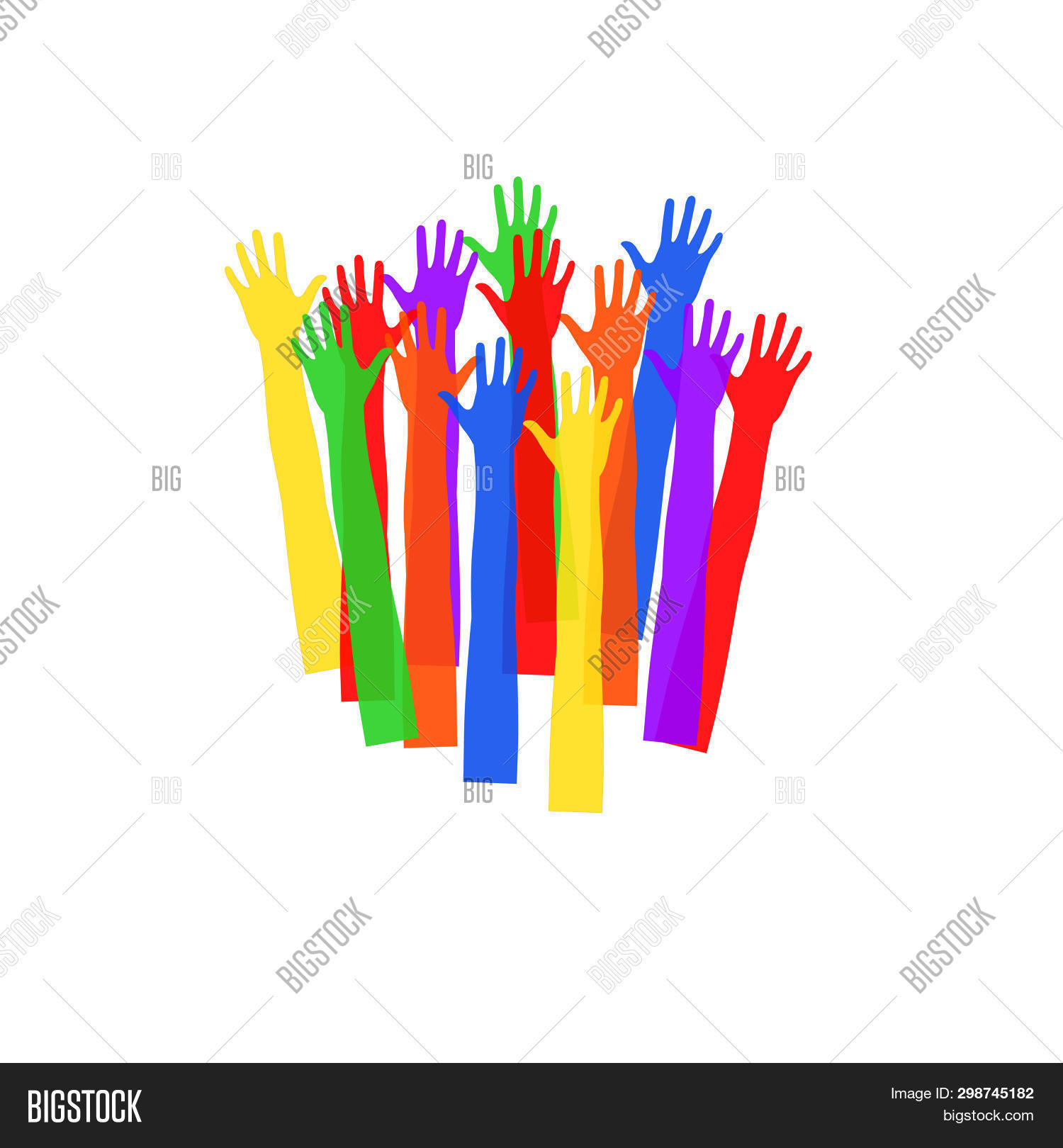 Colored Hands Image & Photo (Free Trial) | Bigstock