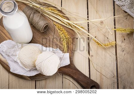 Shavuos, Dairy Products And Fruits. Traditional Jewish Holiday