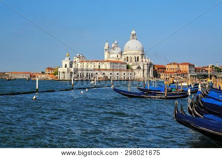 Basilica Di Santa Maria Della Salute On Punta Della Dogana In Venice, Italy