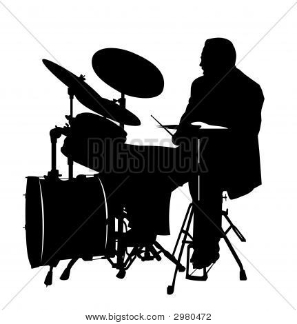 Batteur Silhouette