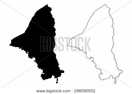 Brazos County, Texas (counties In Texas, United States Of America,usa, U.s., Us) Map Vector Illustra