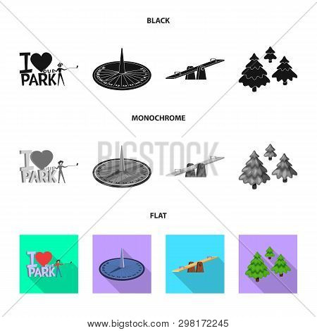 Isolated Object Of Urban And Street Symbol. Collection Of Urban And Relaxation Stock Vector Illustra