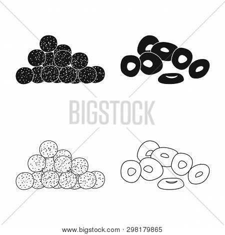 Vector Design Of Oktoberfest And Bar Symbol. Collection Of Oktoberfest And Cooking Stock Vector Illu