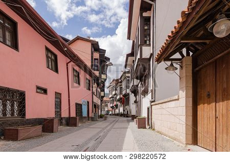 Kutahya/turkey, April 08,2019: 19th Century Kutahya Houses, Which Are The Examples Of Civil Architec