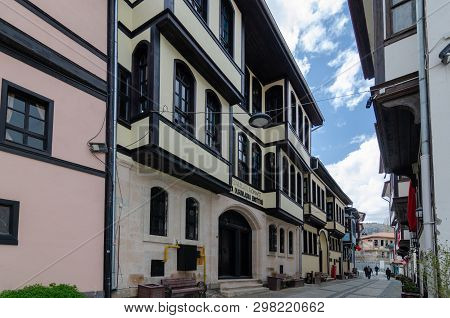 Kutahya/turkey, April 08,2019: 19th Century Kutahya Houses, Which Are The Examples Of Civil Architec
