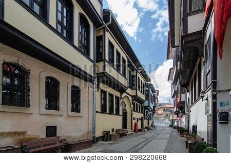 Kutahya/turkey, April 08,2019: 19th Century Kutahya Houses, Which Are The Examples Of Civil Architec