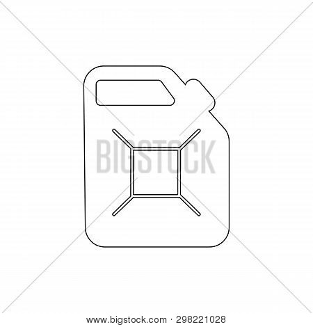 Petrol Fuel Canister Outline Icon. Elements Of Car Repair Illustration Icon. Signs And Symbols Can B