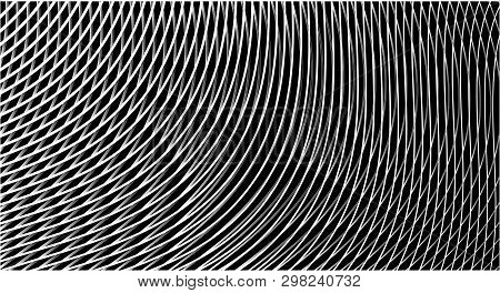 Abstract Gradient Linear Backgraund With Moire Effect. Can Be Used For Create Web Design, Accessorie