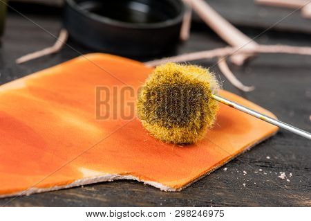 Dyeing The Leather