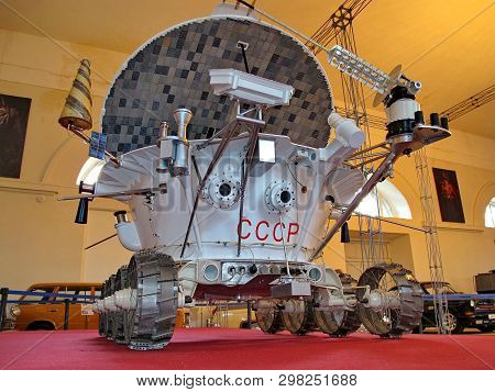 St. Petersburg, Russia-04/12/2019: Lunokhod-1 (ussr). The First Rover In The World, Successfully Wor