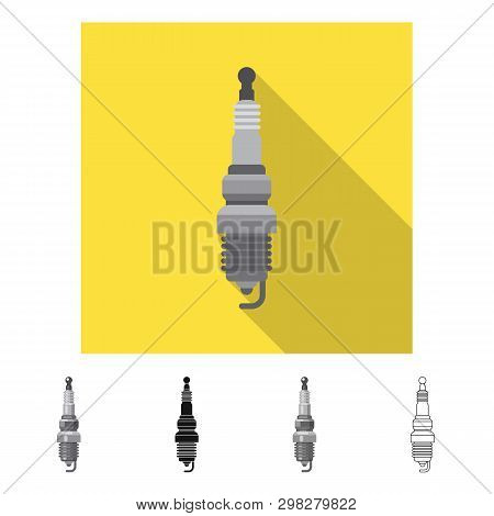 Vector Illustration Of Auto And Part Icon. Set Of Auto And Car Vector Icon For Stock.