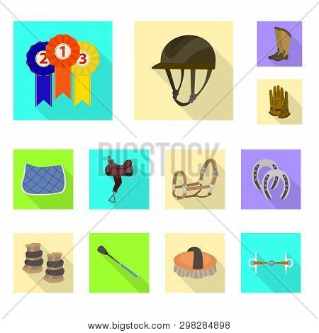 Isolated Object Of Track And Racing  Logo. Collection Of Track And Riding Stock Symbol For Web.