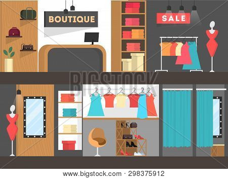 Clothing Store Vector Photo Free Trial Bigstock