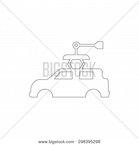 Car Dump Outline Icon. Elements Of Car Repair Illustration Icon. Signs And Symbols Can Be Used For W