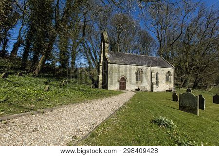 Great Givendale, Yorkshire, Uk, 25th March 2019, The Saint Ethelburgas Church