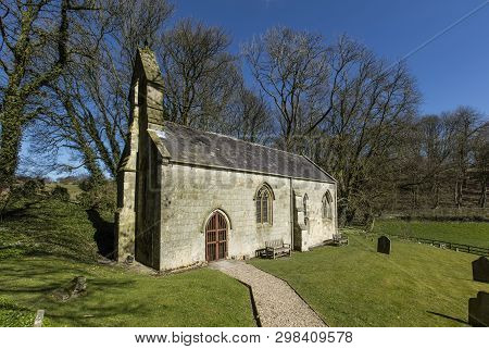 Great Givendale, Yorkshire, Uk, 25th March 2019, The Saint Ethelburgas Church