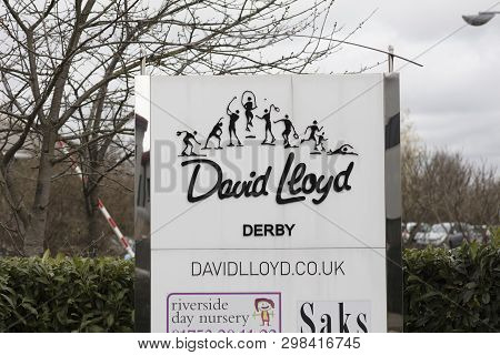 Entrance Sign And Logo At David Lloyd Leisure Facility, Derby, Derbyshire, Uk - 3rd April 2018