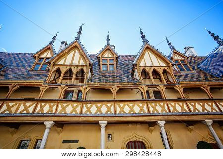 The Hospices De Beaune Is A Former Charitable Almshouse In Beaune
