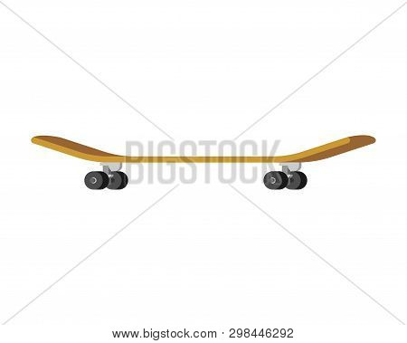 Skateboard Isolated. Board For Riding Vector Illustration
