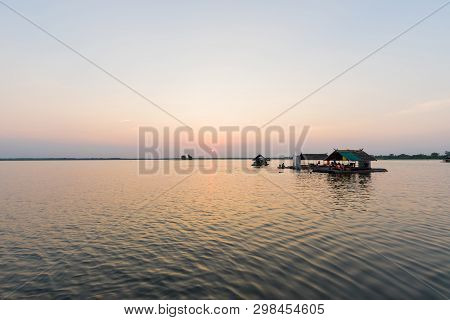 Landscape View With Float Raft Downstream.